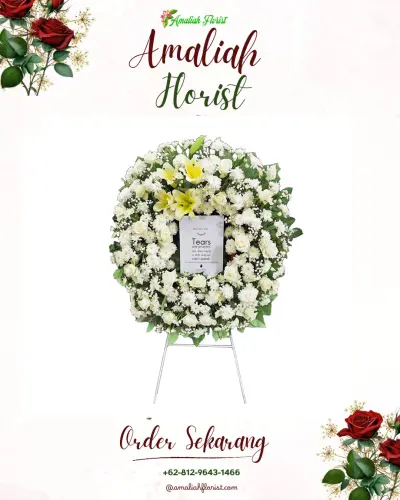 Krans Bunga Duka Cita di Padek