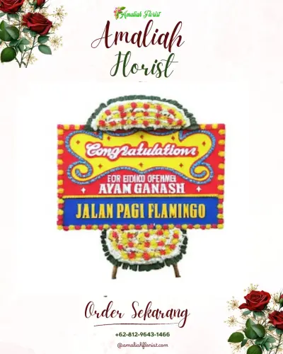 Bunga Papan Congratulation di Padek